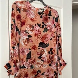 Floral Vintage Style Long Sleeve Dress